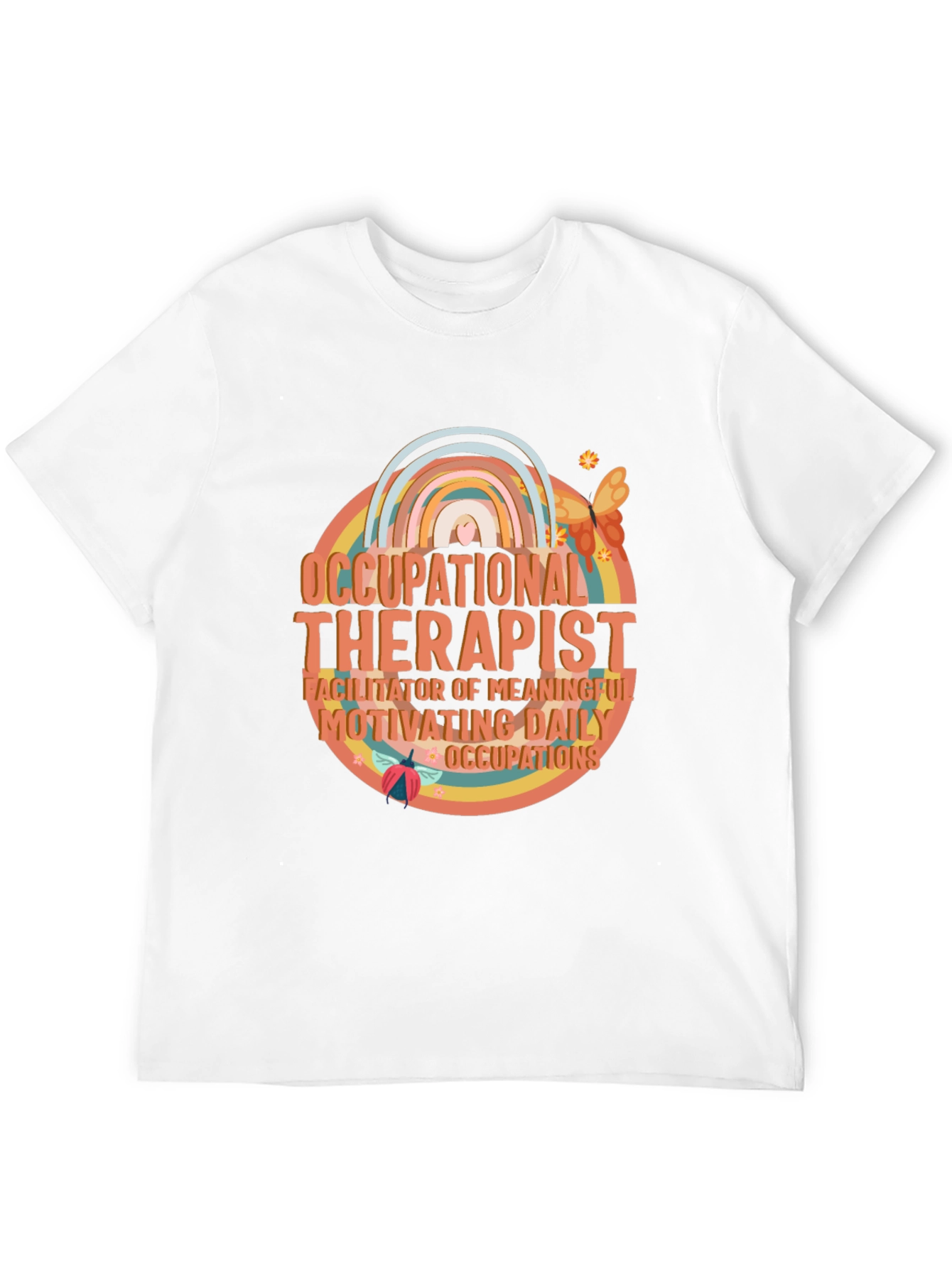 Occupational Therapist Rainbow Graphic Tee