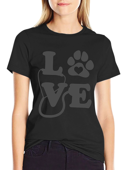 Vet Tech Love T-Shirt - Veterinarian Gift