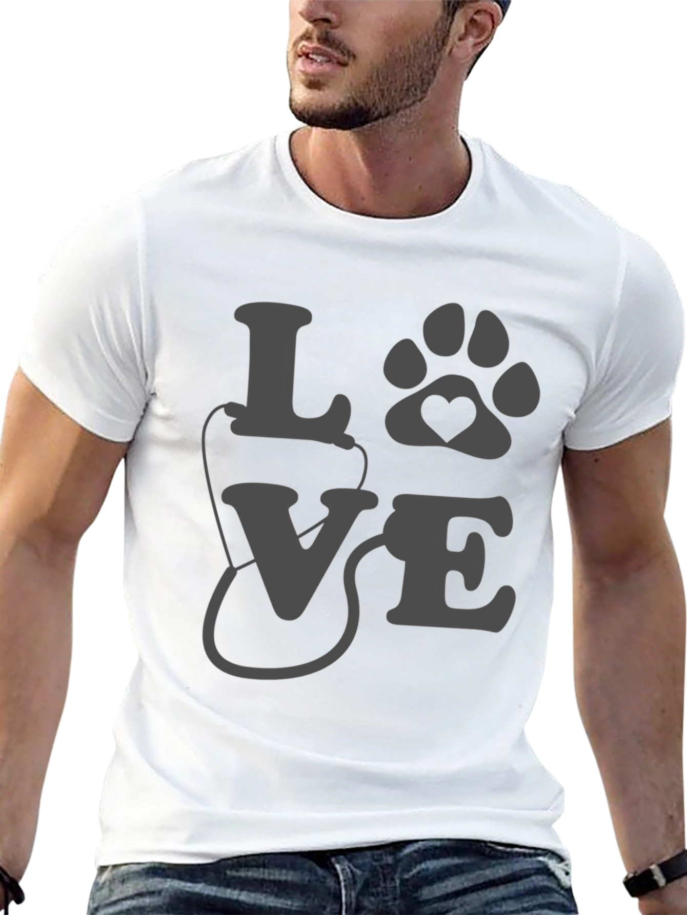 Vet Tech Love T-Shirt - Veterinarian Gift