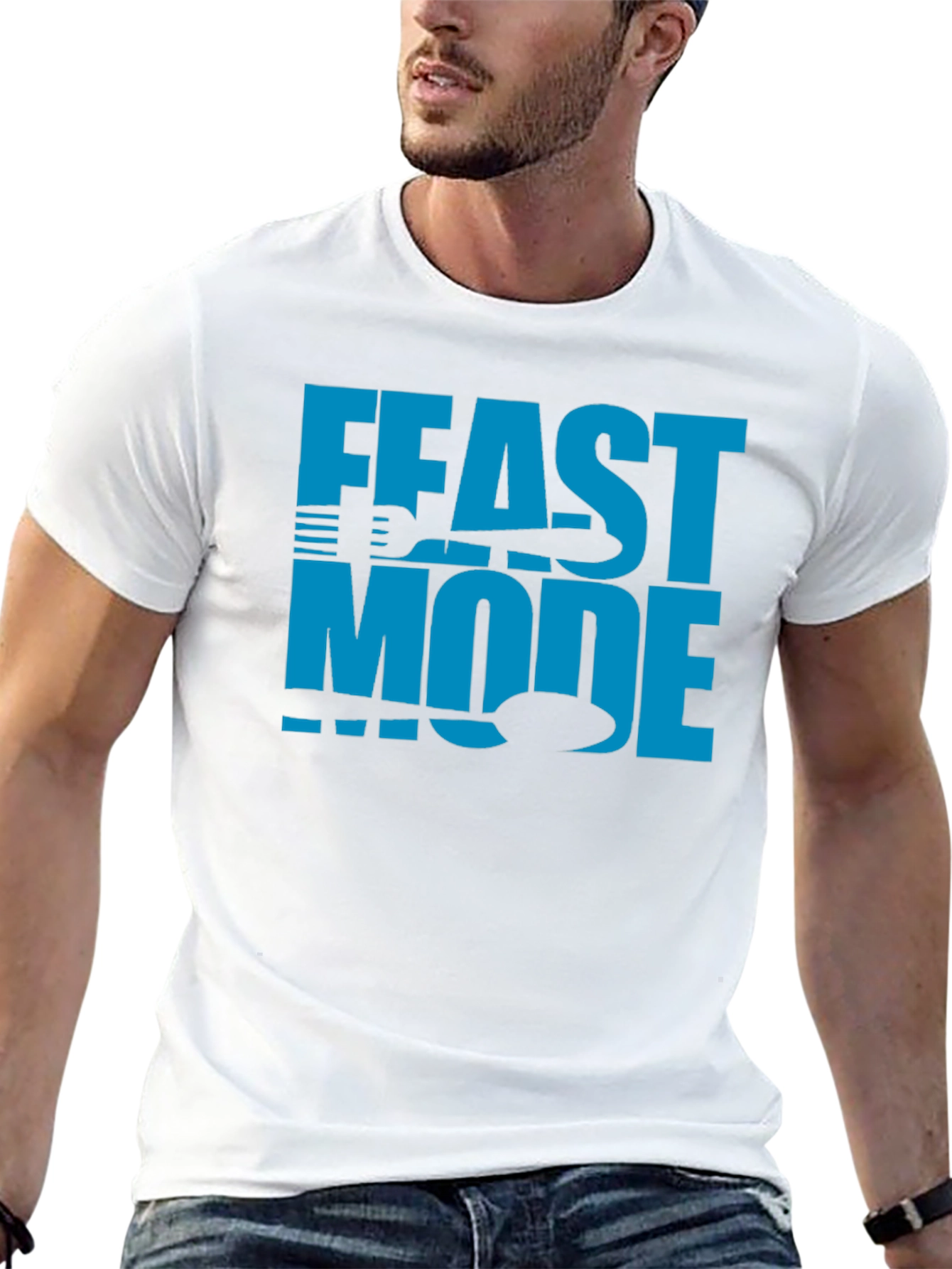 Feast Mode Graphic Tee - Black