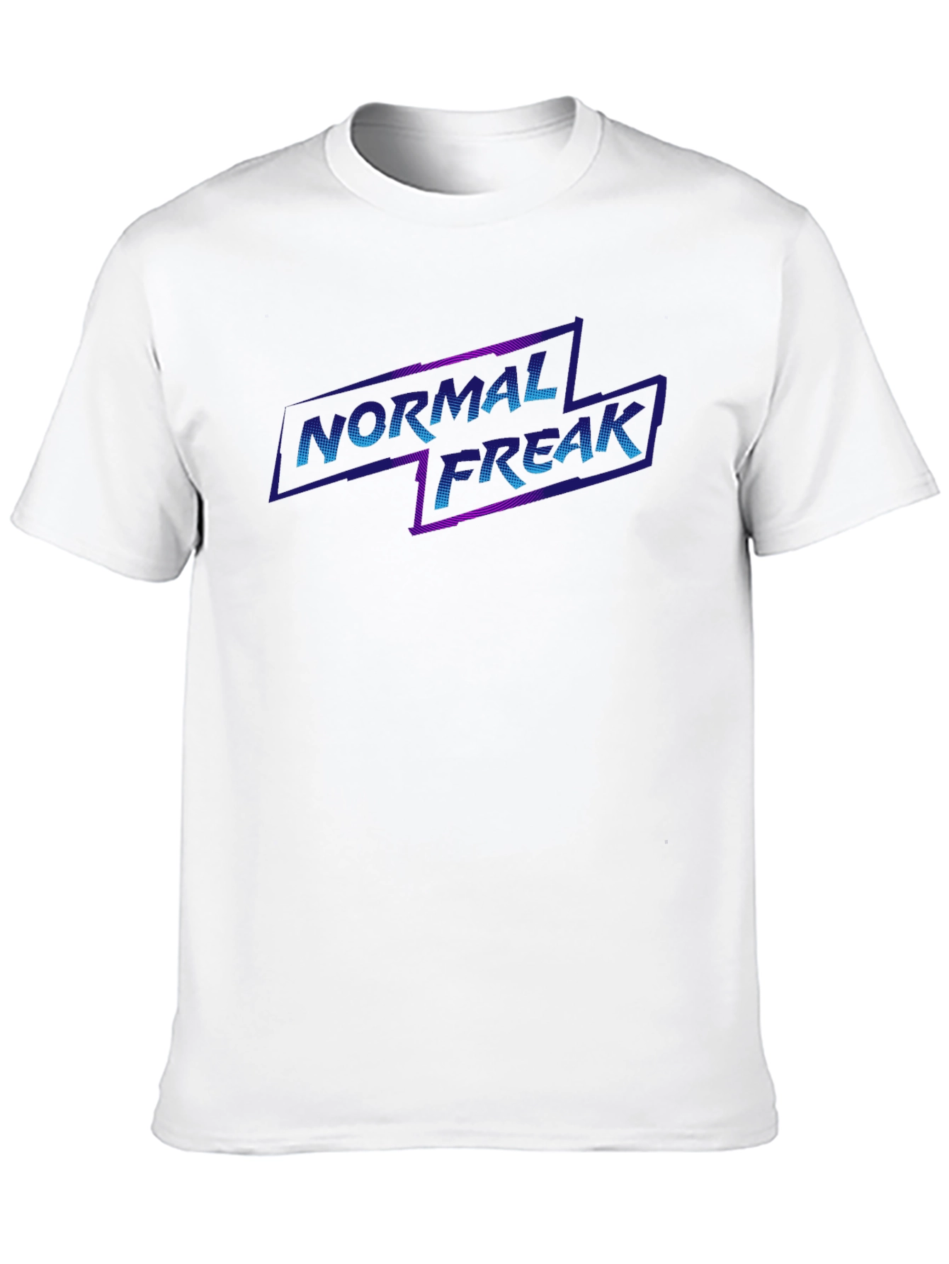 Normal Freak Graphic Tee - Black Cotton T-Shirt