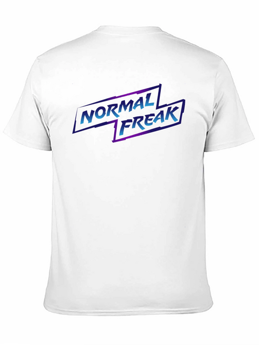Normal Freak Graphic Tee - Black Cotton T-Shirt