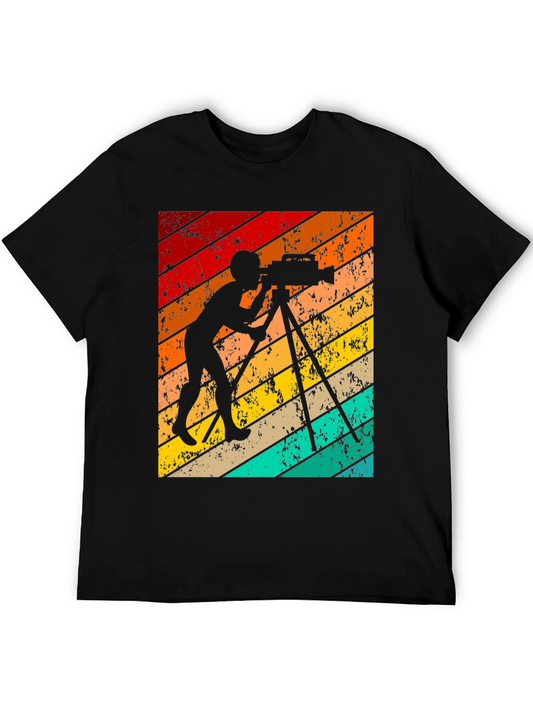 Retro Filmmaker T-Shirt - Vintage Camera Tee