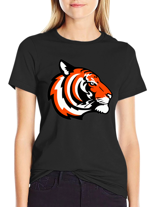 Tiger Graphic Tee - Bold Black T-Shirt