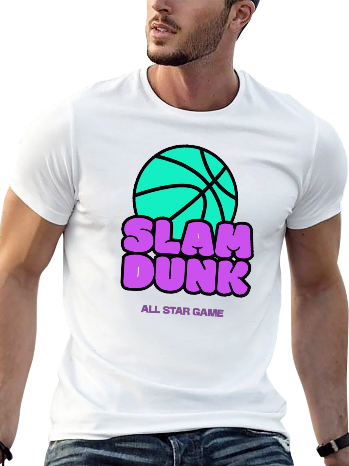 Slam Dunk All Star Game Black T-Shirt