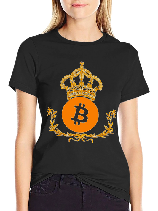 Bitcoin King Graphic Tee - Crypto Currency T-Shirt
