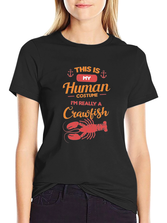 Crawfish Human Costume Funny T-Shirt