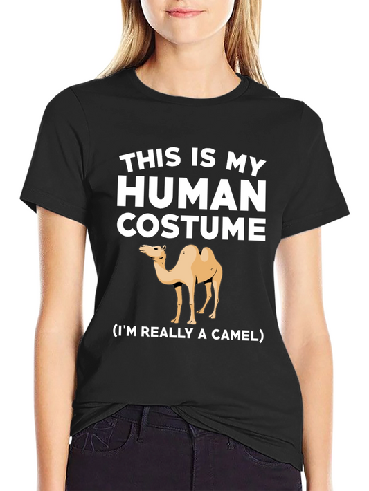 Human Costume Camel T-Shirt - Funny Animal Tee