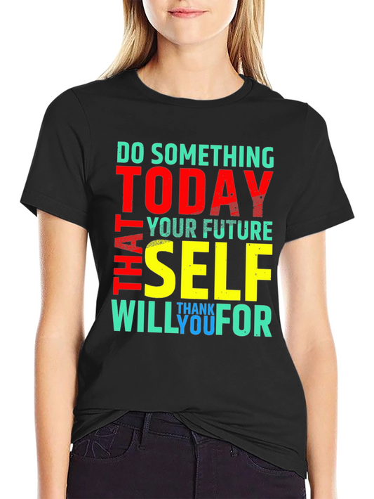 Inspirational Graphic Tee - Do Something Today