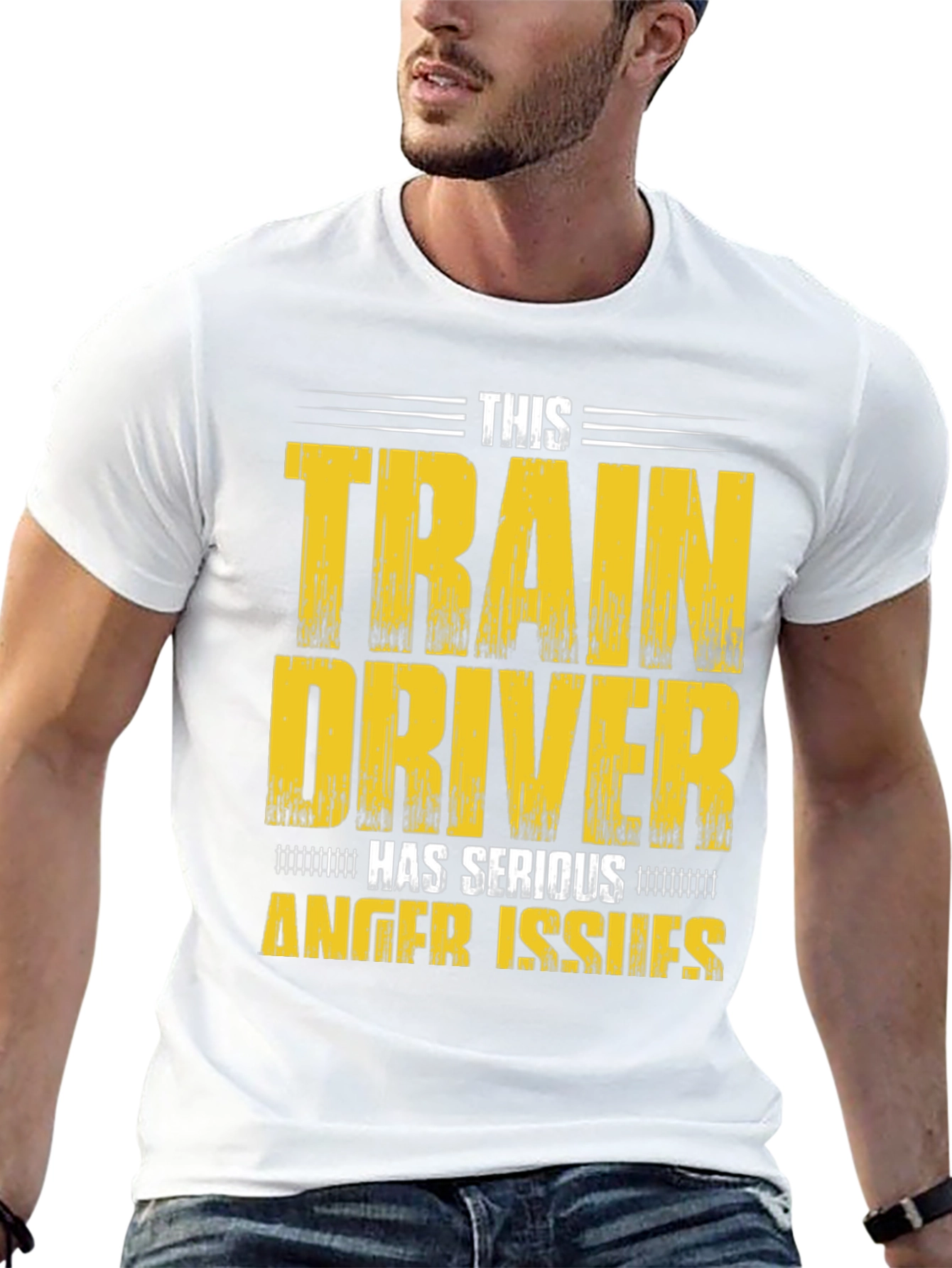 Train Driver Anger Issues T-Shirt - Novelty Graphic Tee
