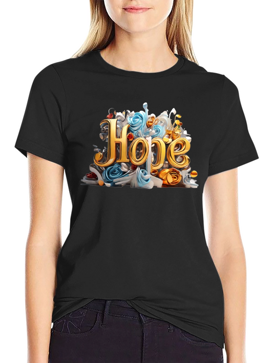 Hope Graphic Black Tee