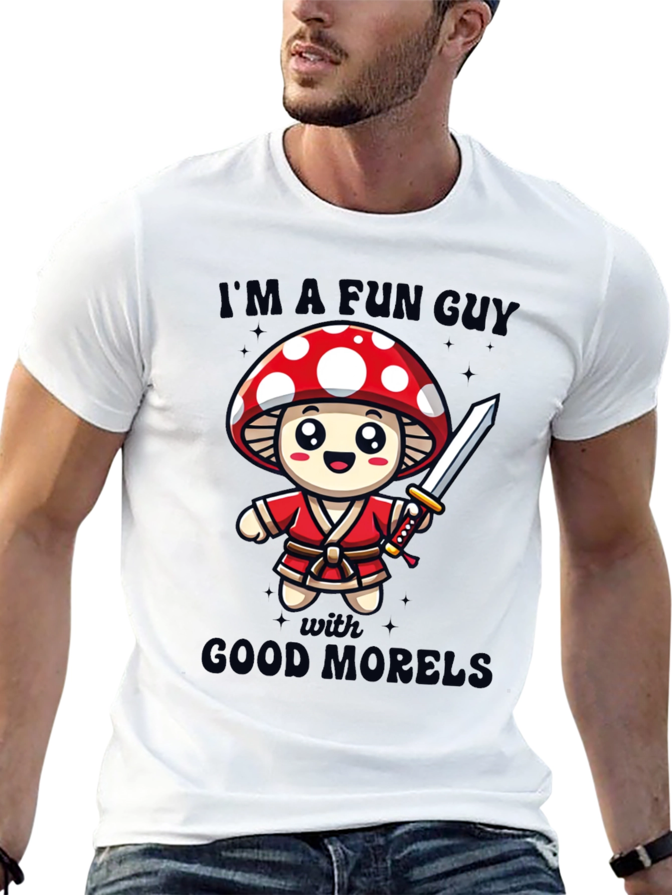 Fun Guy Mushroom T-Shirt - Good Morels