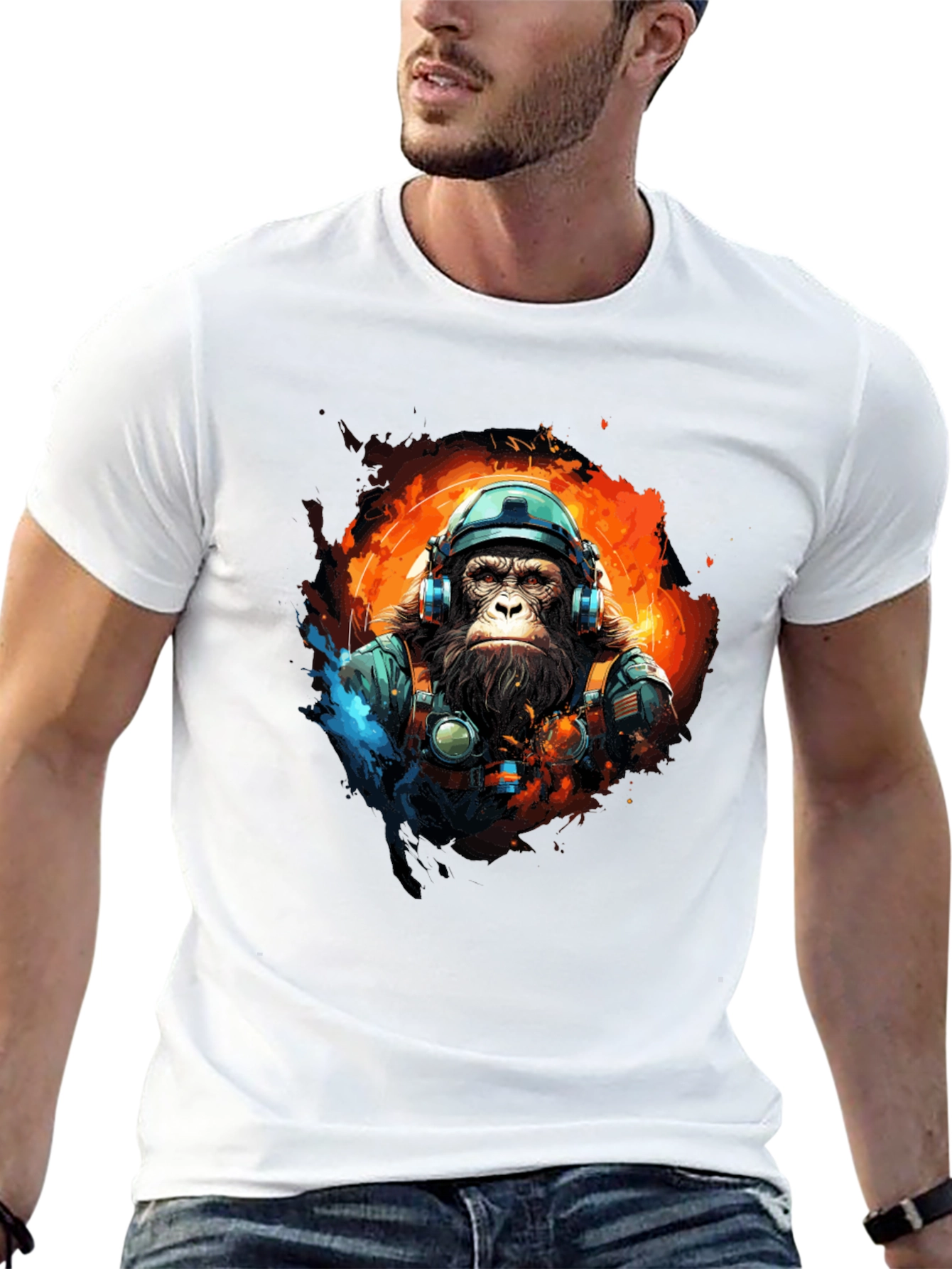 Ape Astronaut Black T-Shirt