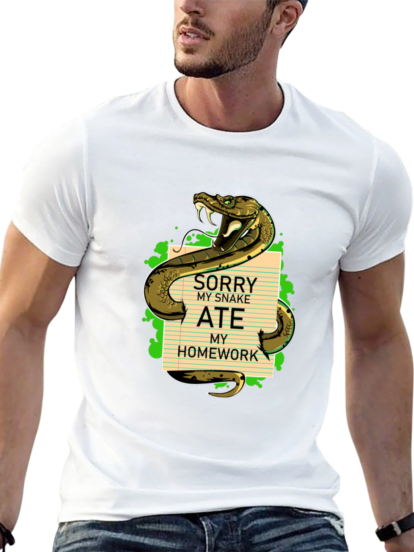Sorry My Snake Ate My Homework T-Shirt