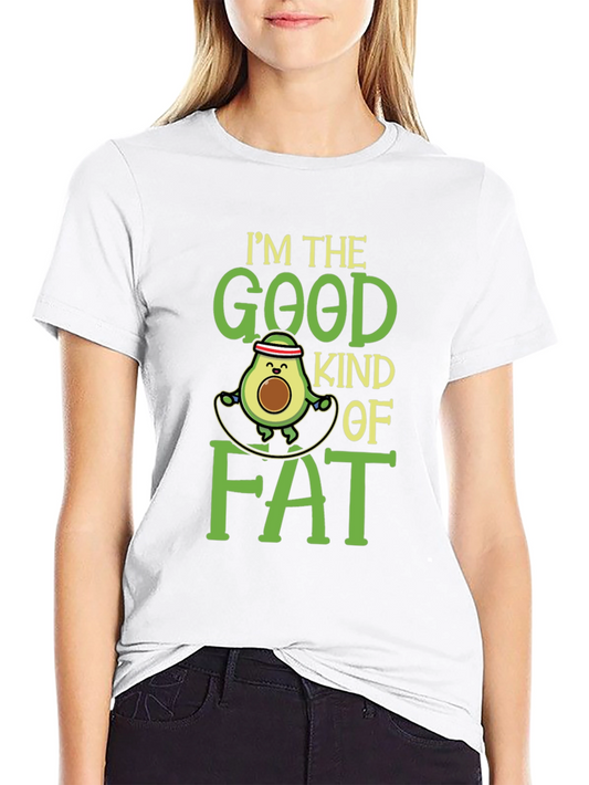 Good Kind of Fat Avocado T-Shirt - Unisex Black Tee