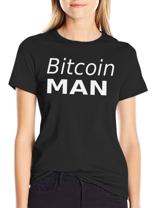 Bitcoin MAN Graphic Tee - Crypto Enthusiast T-Shirt