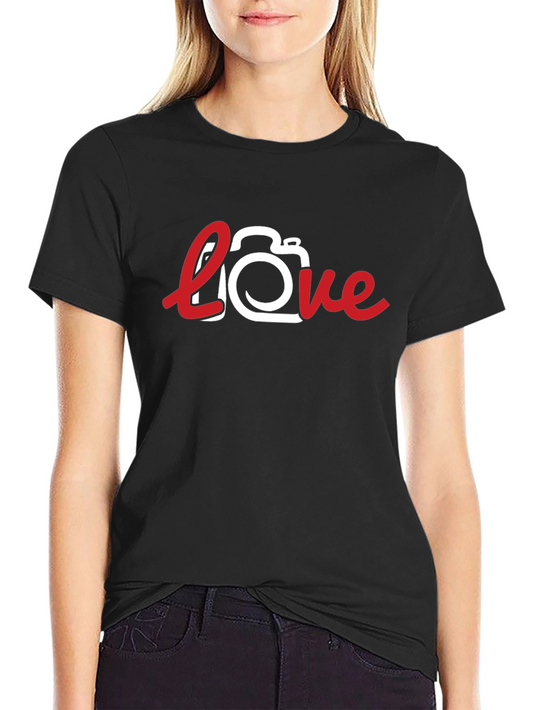 Love Photography Black T-Shirt