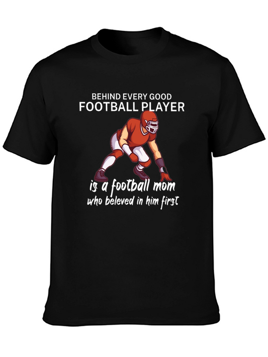 Football Mom Graphic T-Shirt - Player Support
