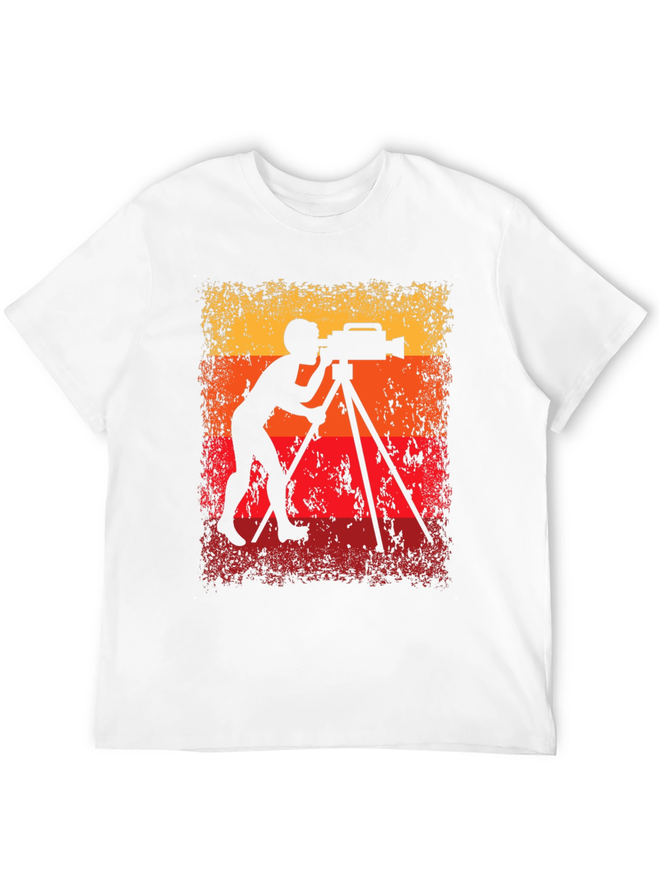 Retro Cameraman Silhouette Graphic Tee
