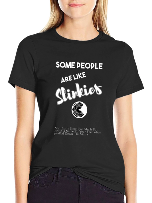 Funny Slinky T-Shirt: Some People Are Like Slinkies