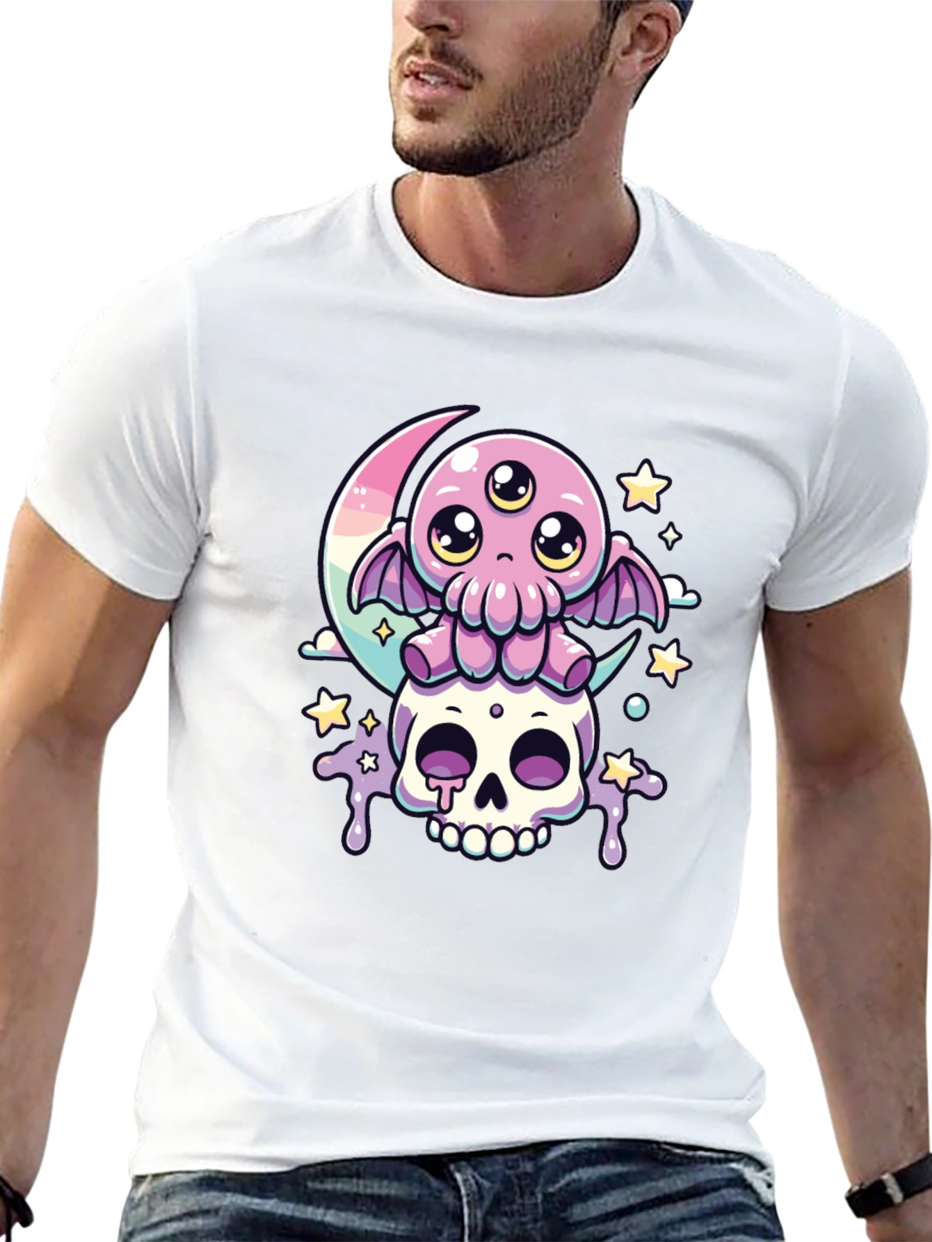 Cute Octopus Skull T-Shirt