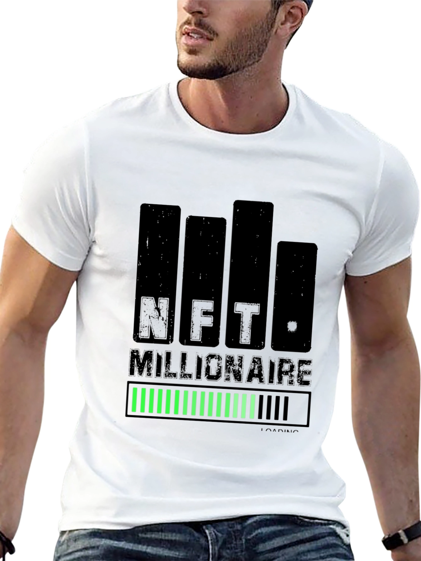 NFT Millionaire Loading T-Shirt - Crypto Investor Tee