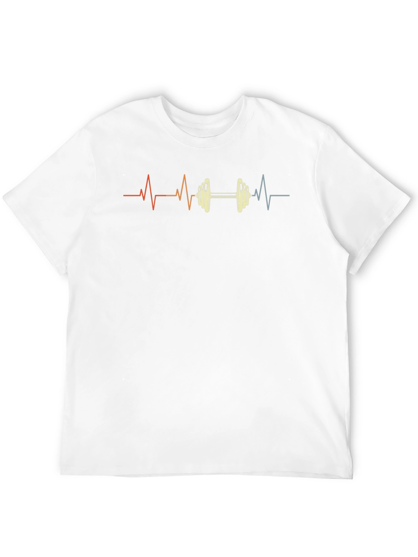 Workout Heartbeat Graphic Tee - Gym Lover Shirt