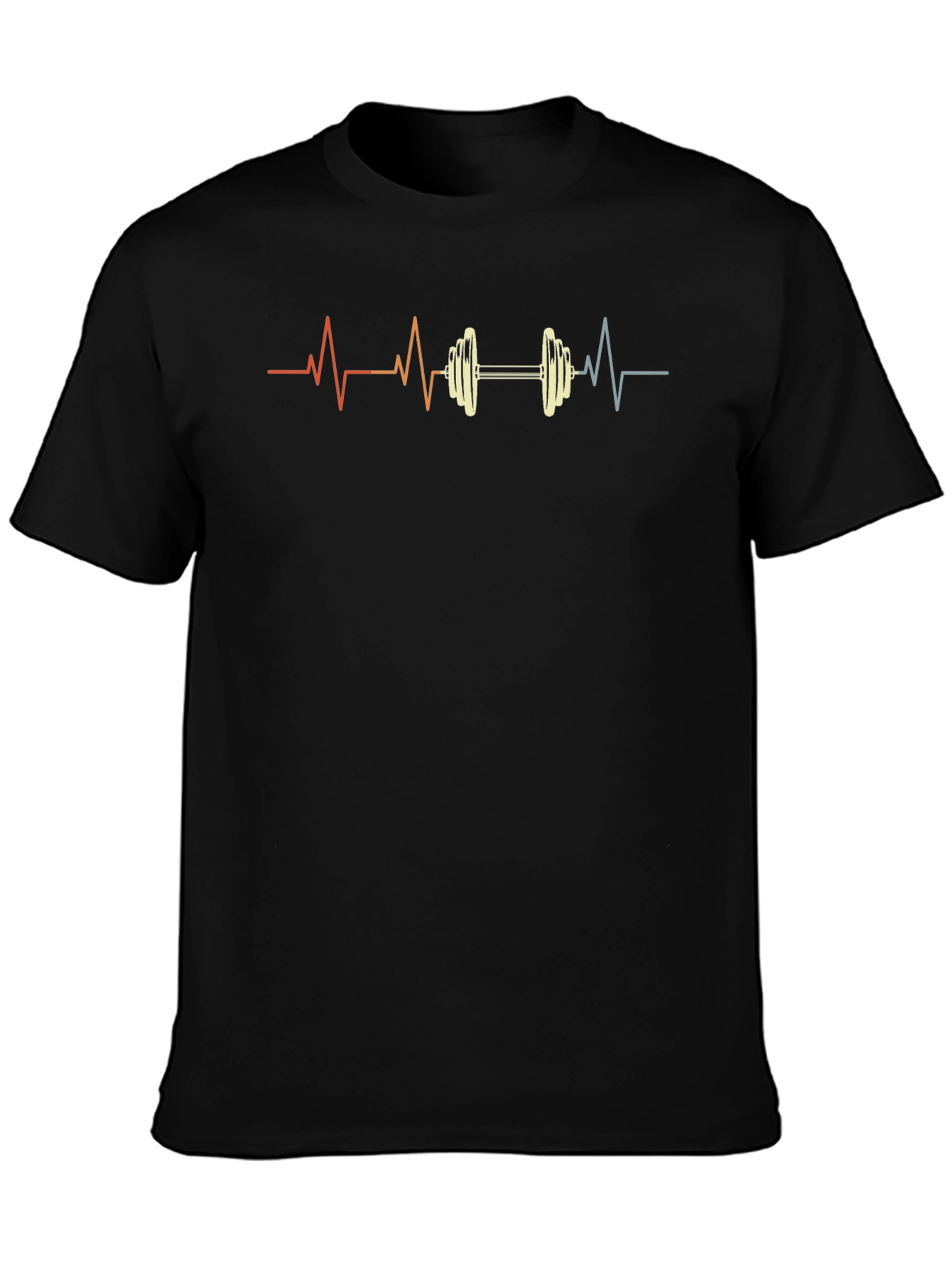 Workout Heartbeat Graphic Tee - Gym Lover Shirt