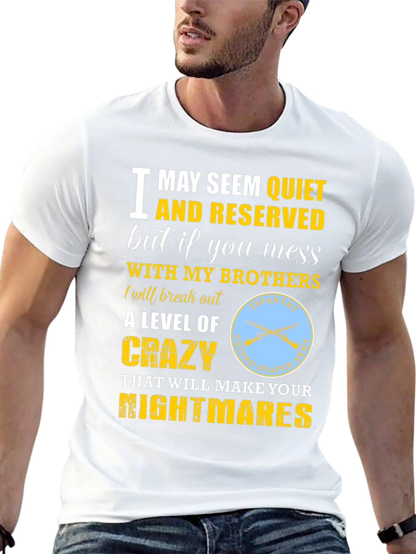 Quiet and Reserved Army T-Shirt