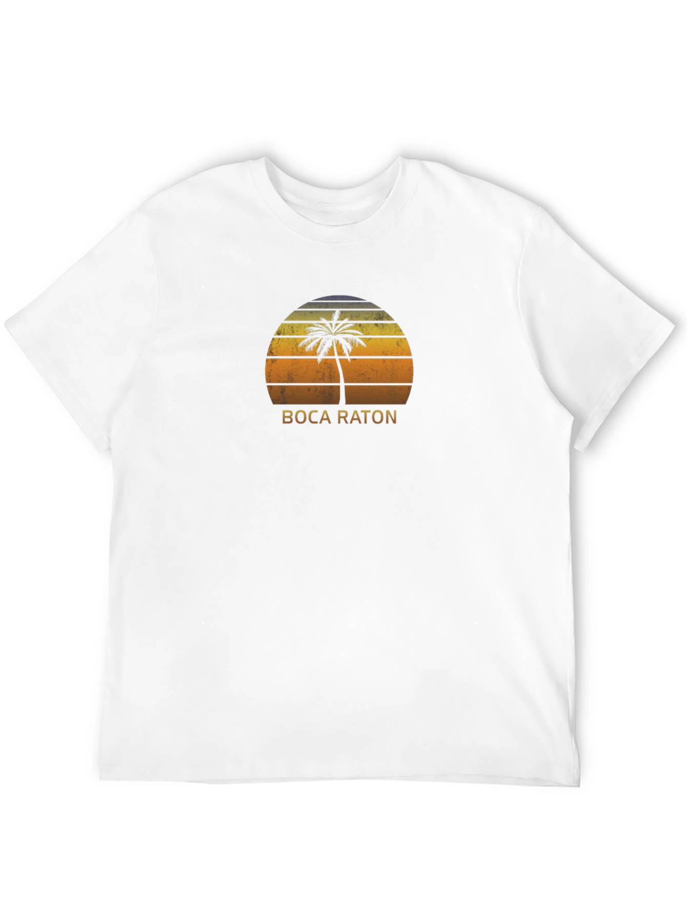 Boca Raton Palm Sunset Tee