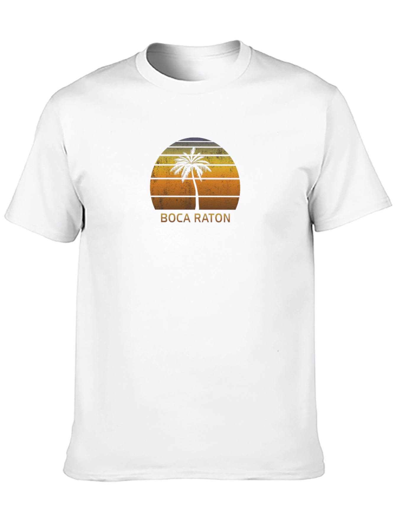 Boca Raton Palm Sunset Tee