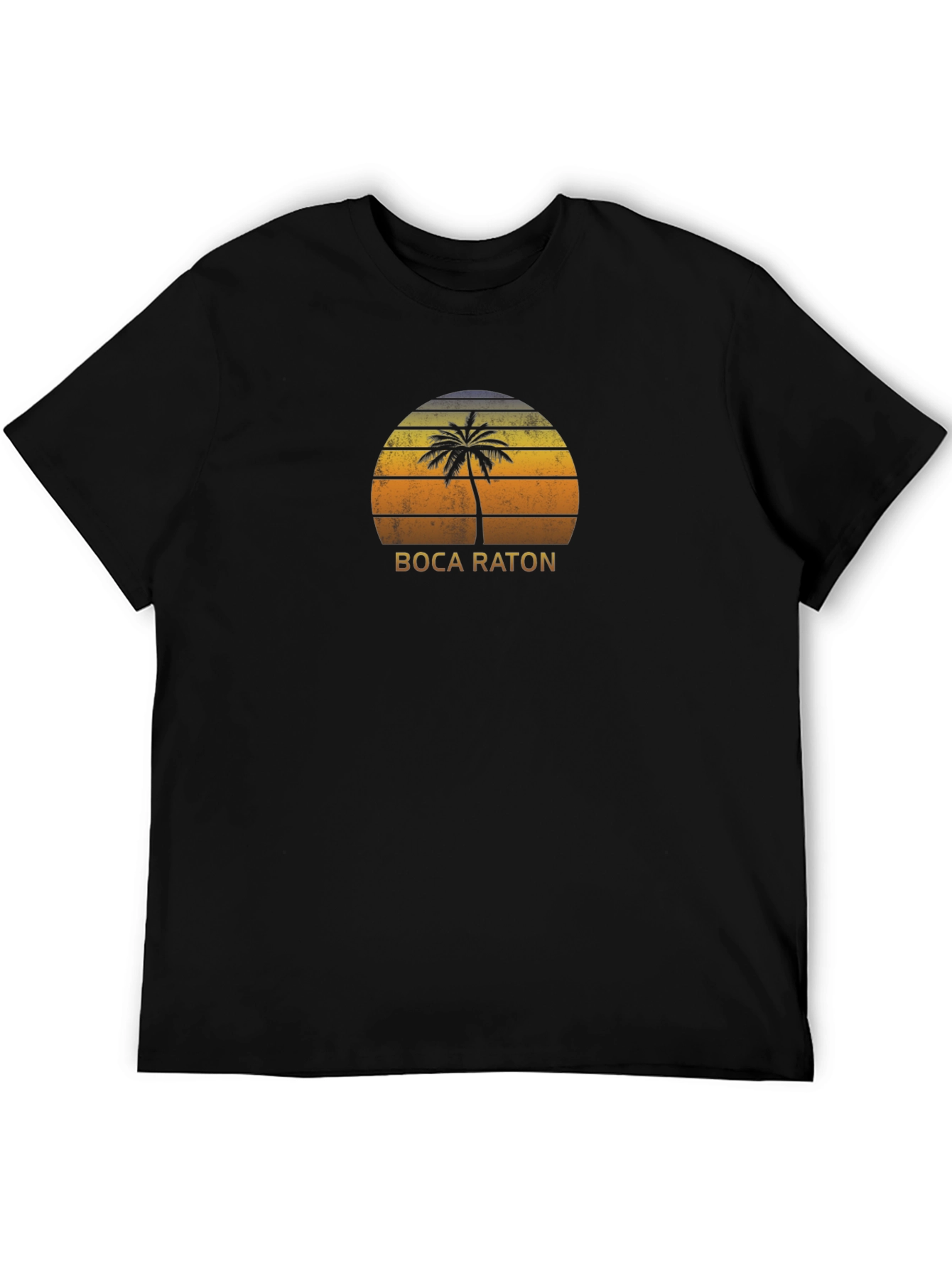 Boca Raton Palm Sunset Tee