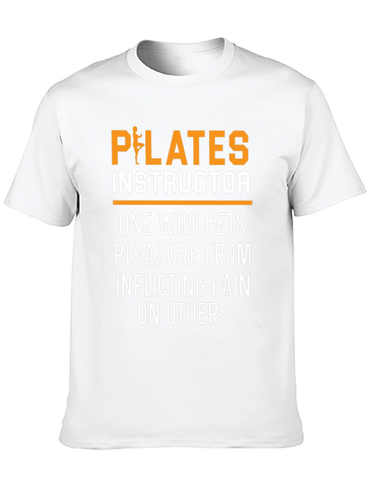 Pilates Instructor Humor T-Shirt - Inflicting Pain Tee