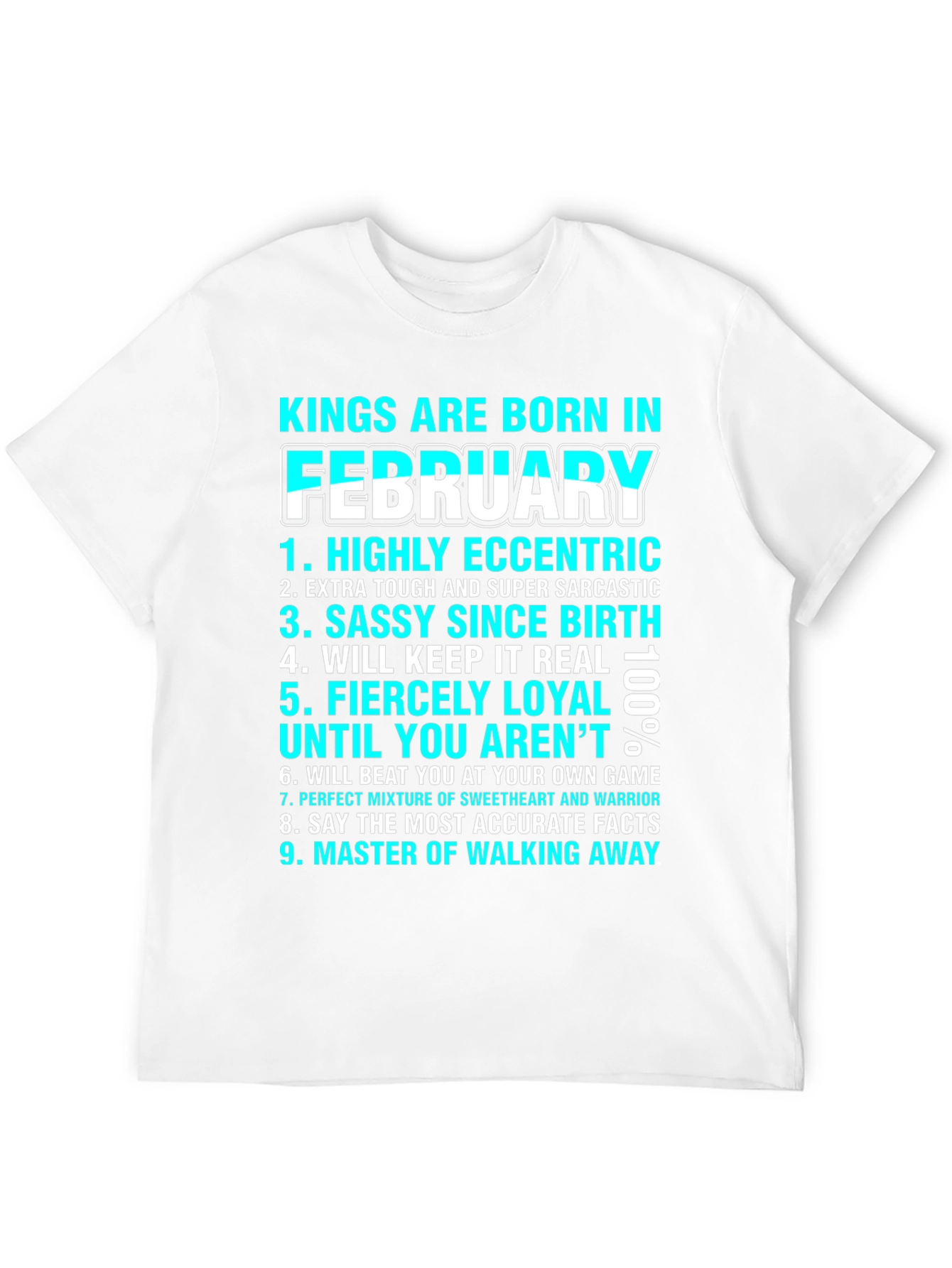 Kings Are Born In February T-Shirt