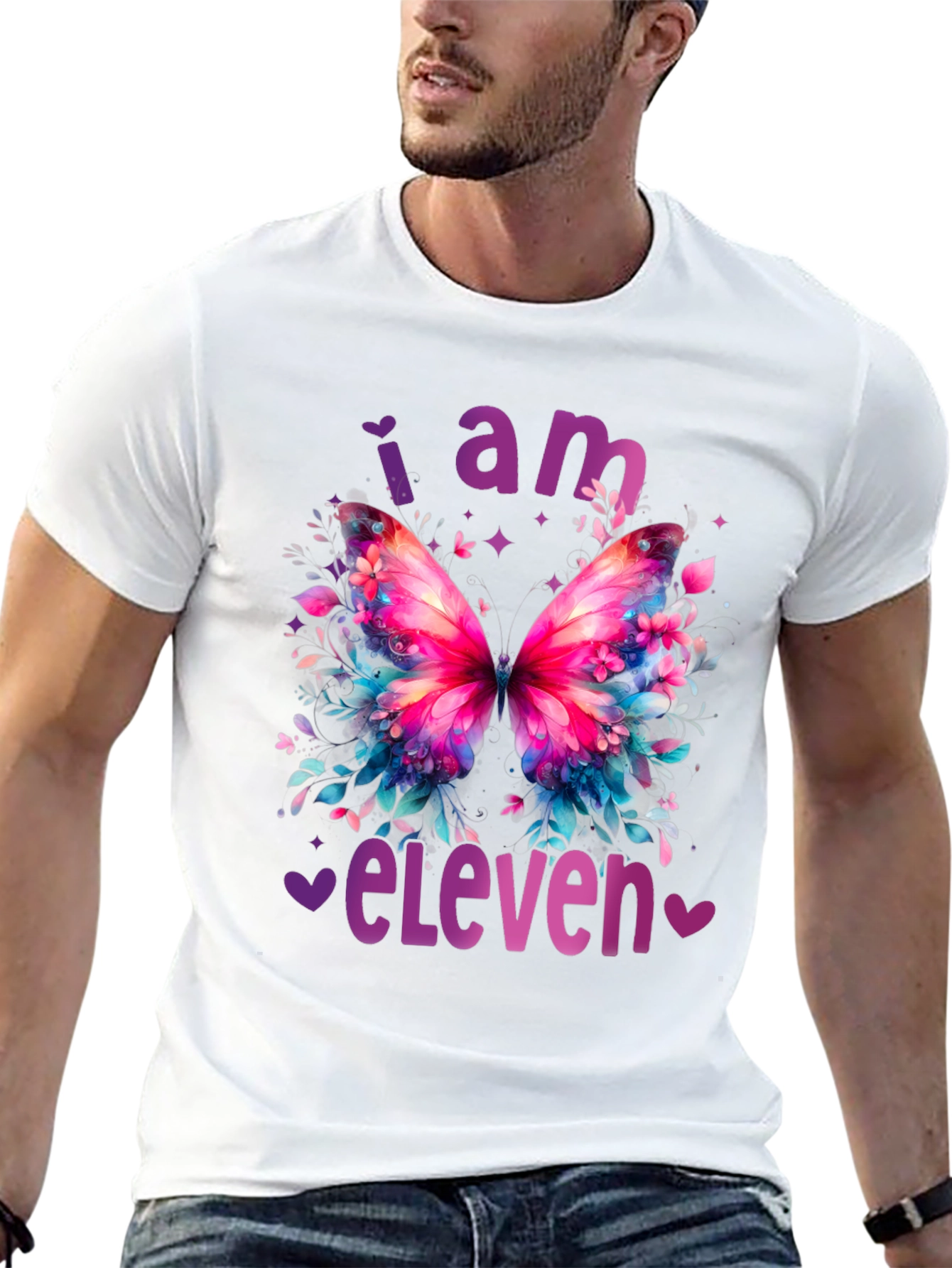 I am Eleven Butterfly T-Shirt