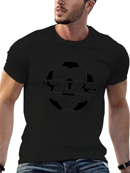 Soccer Ball Graphic Print T-Shirt