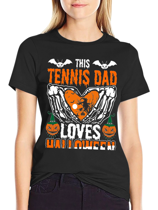 Tennis Dad Halloween Graphic Tee