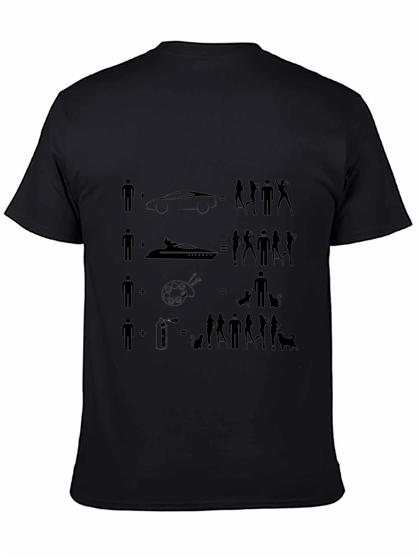 Humorous Equation Graphic T-Shirt