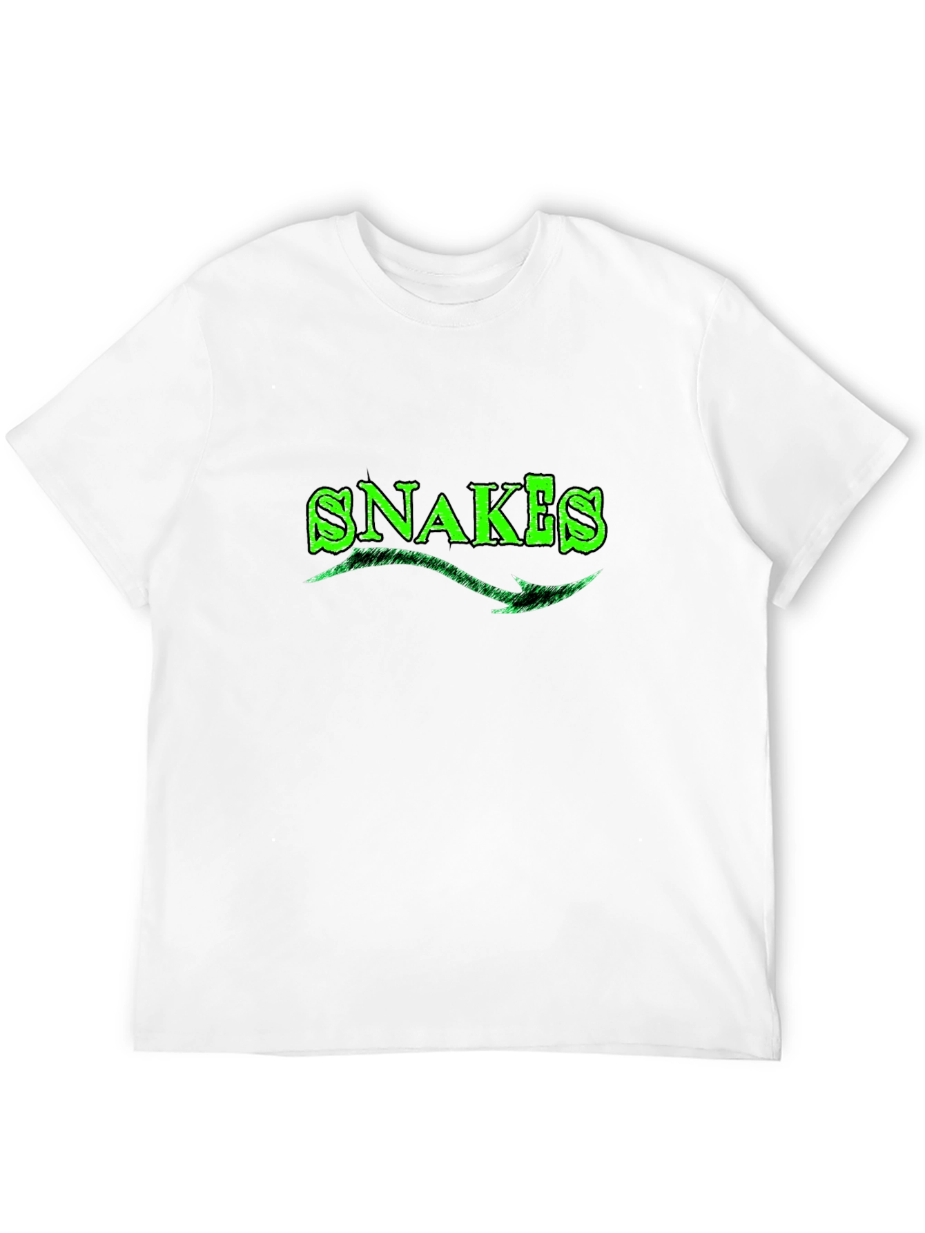 Snakes Green Graphic T-Shirt - Cool Design