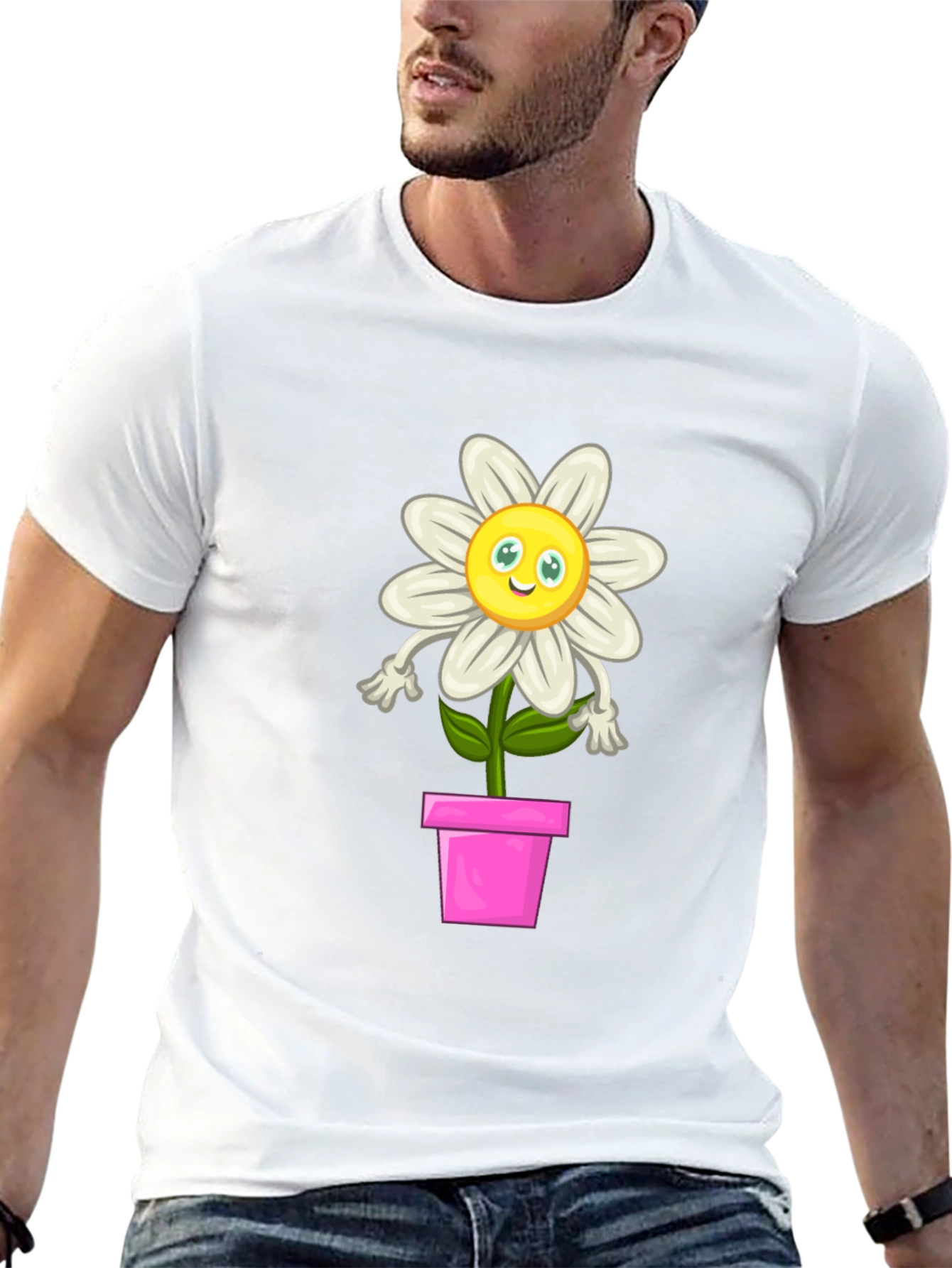 Cute Daisy Flower T-Shirt - Fun Floral Tee