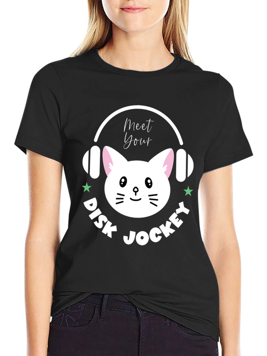 Meet Your Disk Jockey Cat T-Shirt