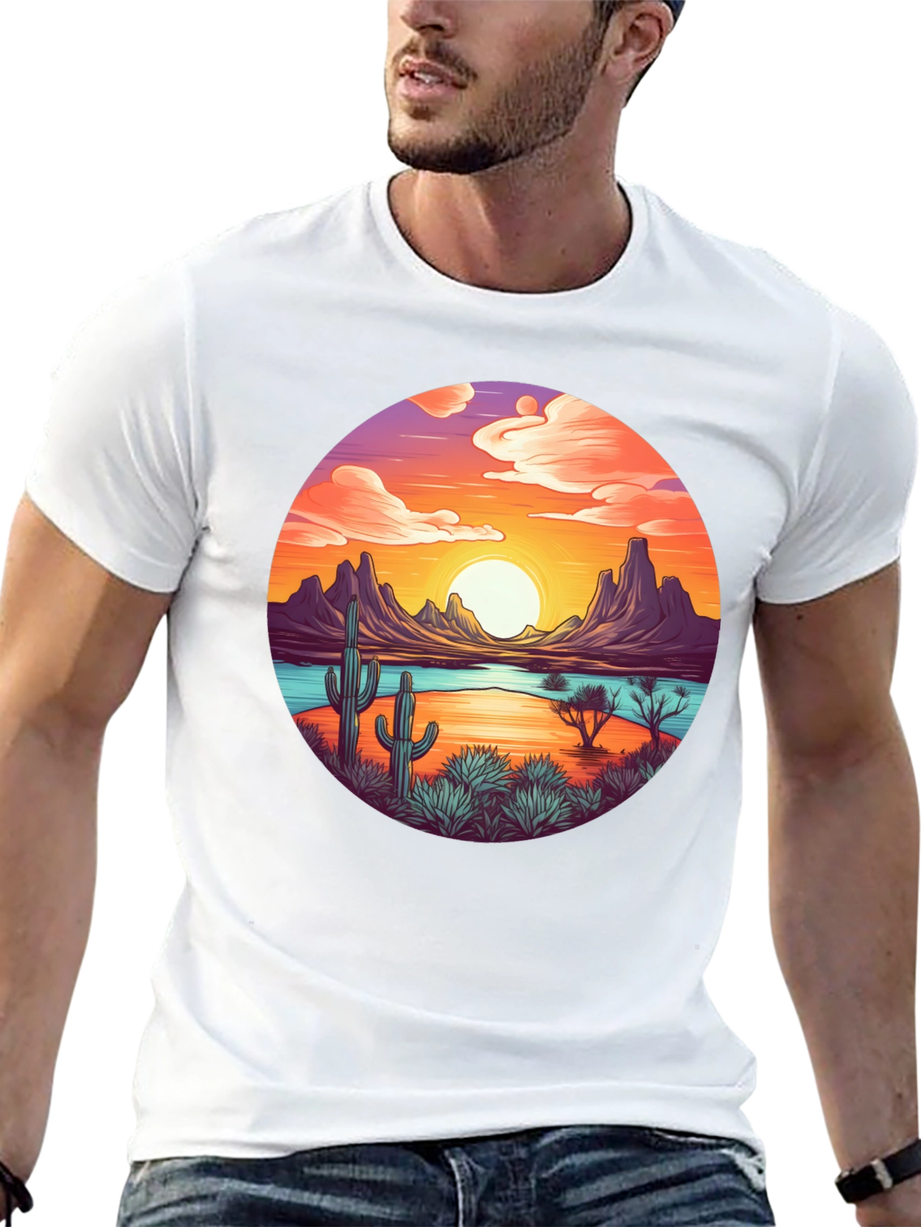 Sunset Desert Graphic Tee