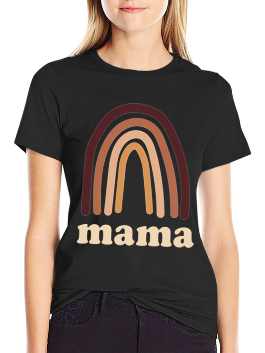 Mama Rainbow Graphic Tee