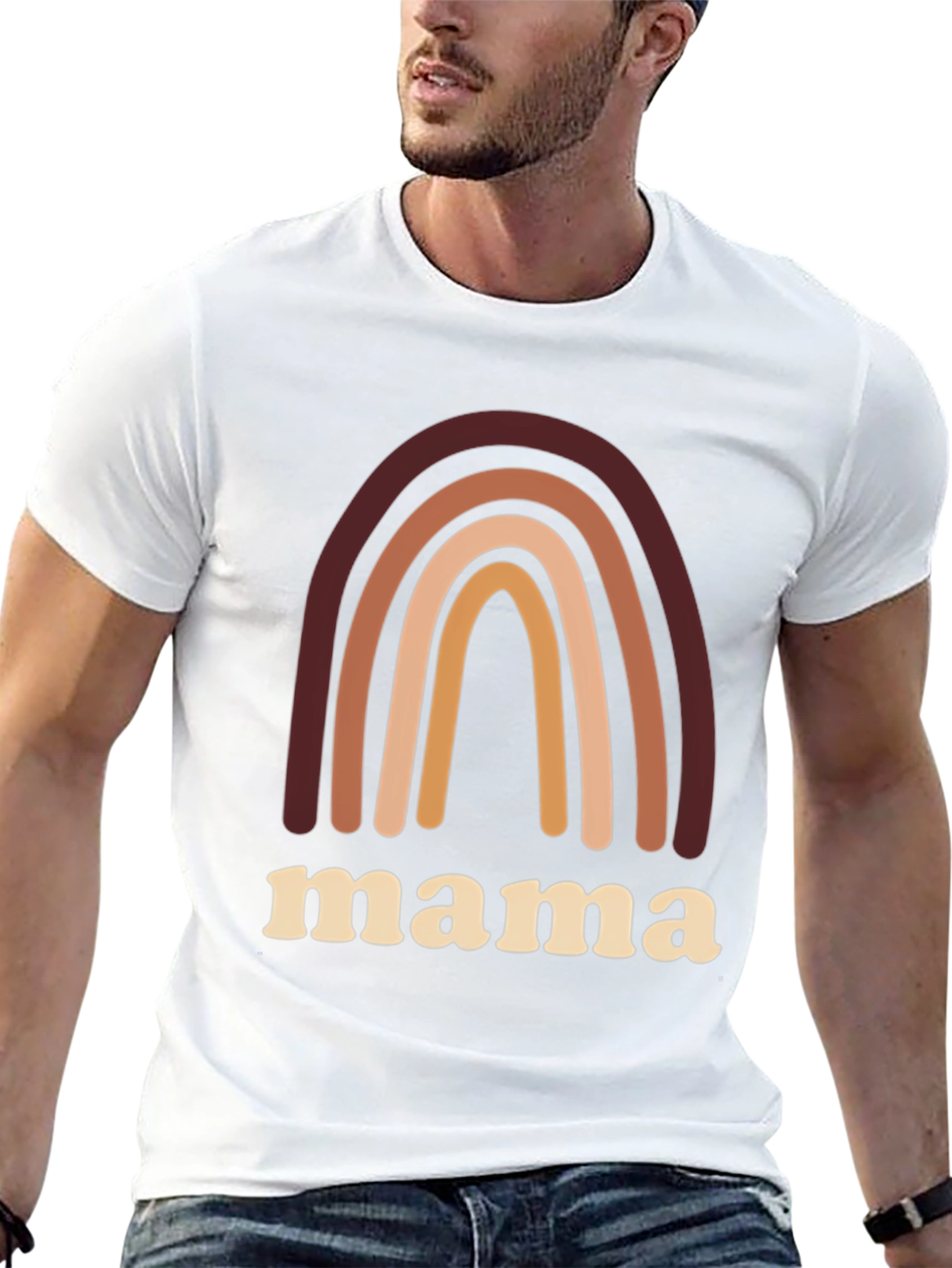 Mama Rainbow Graphic Tee
