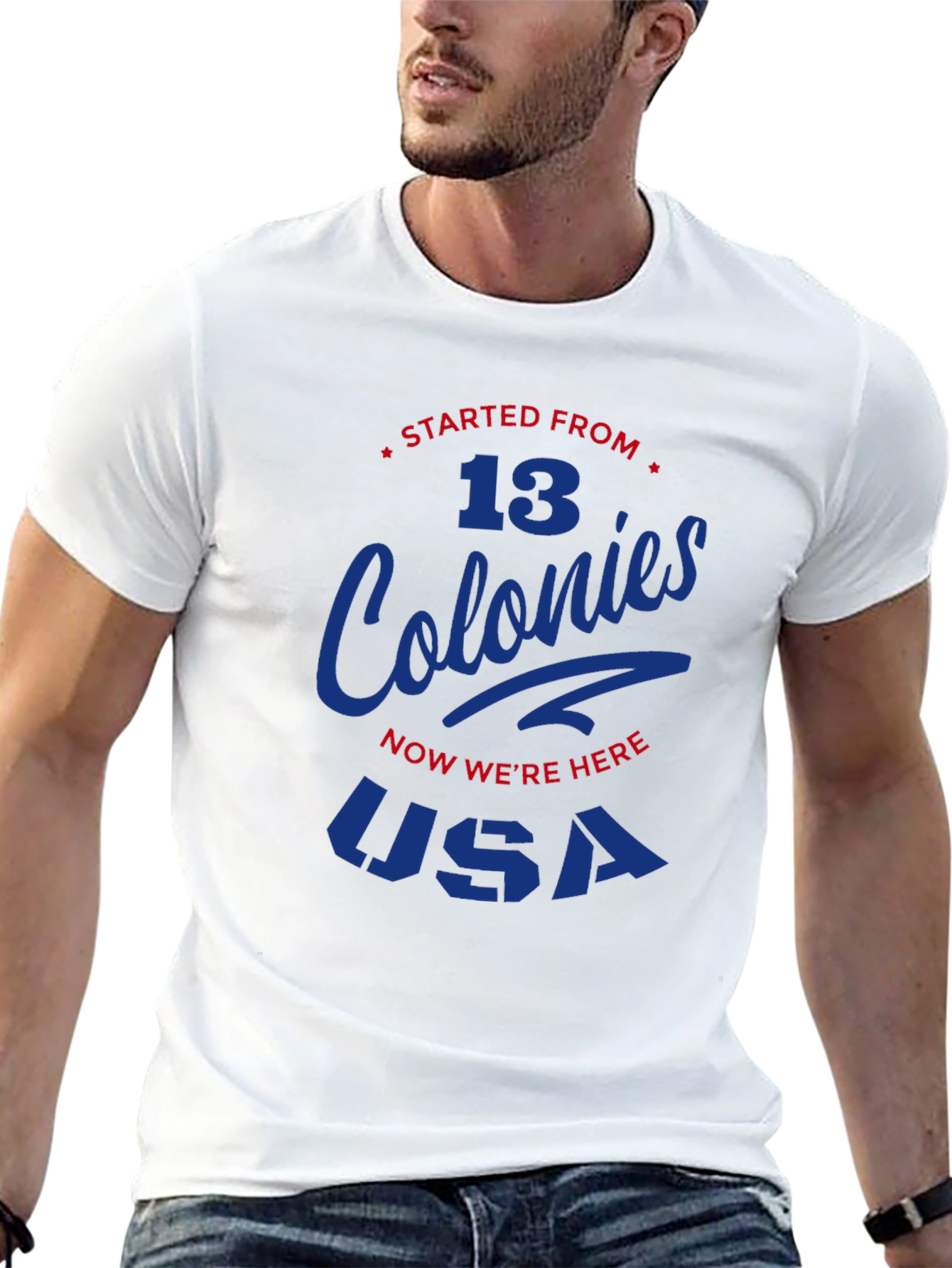 13 Colonies USA Graphic Tee