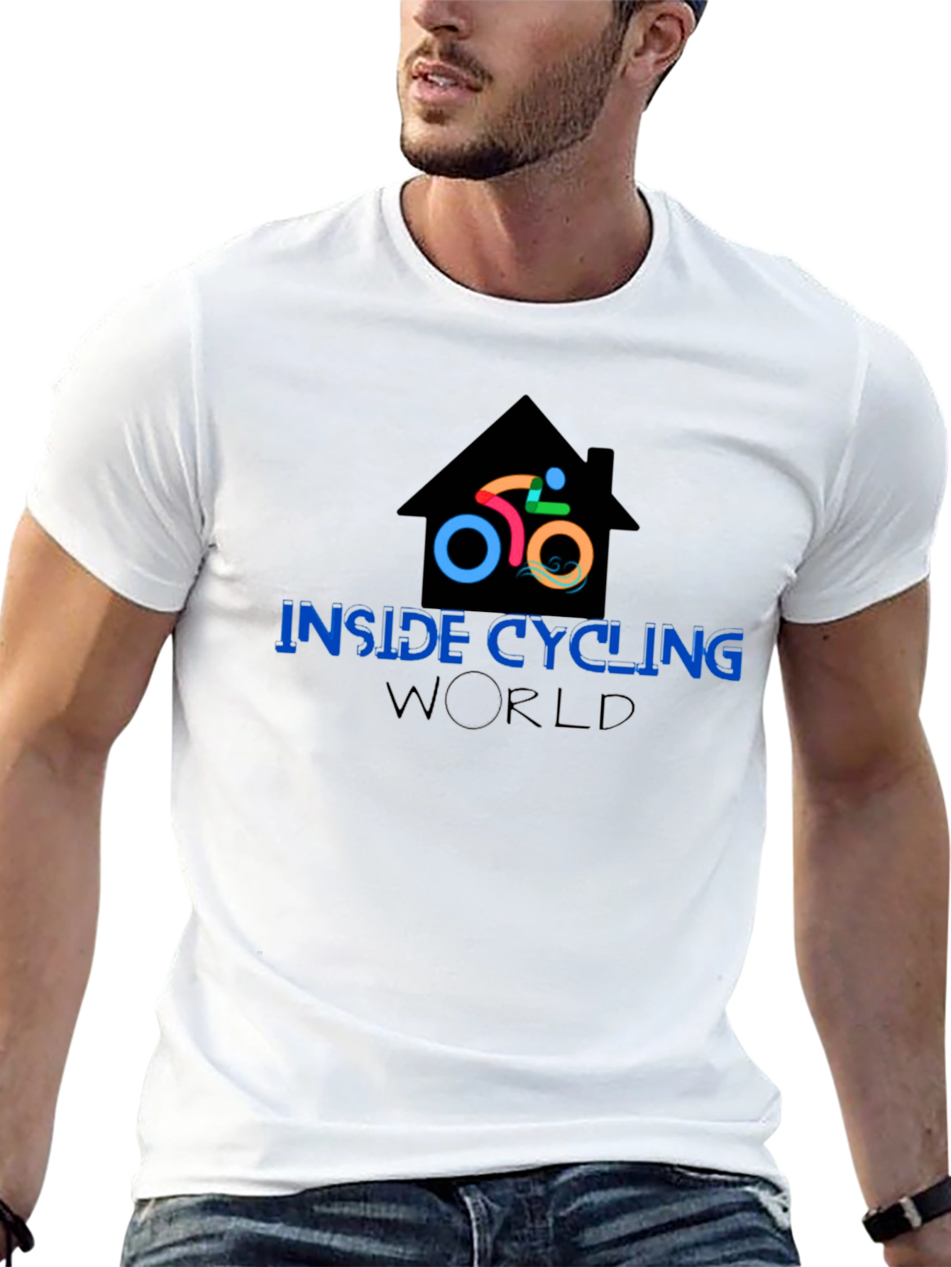 Inside Cycling World T-Shirt - Black