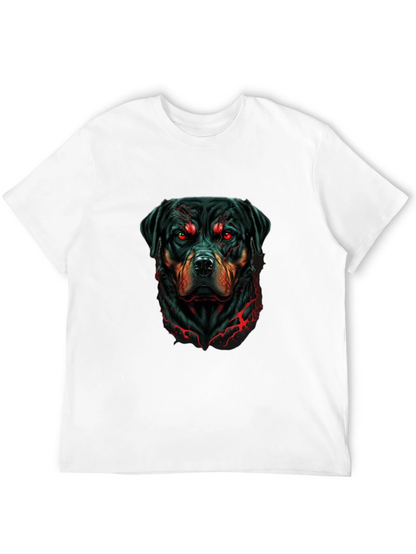 Rottweiler Graphic Tee - Mens Black T-Shirt