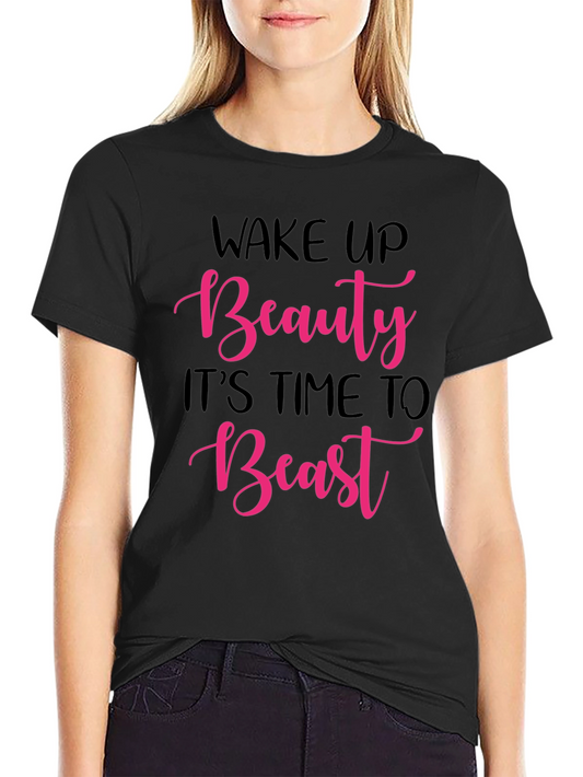 Wake Up Beauty Beast Graphic Tee