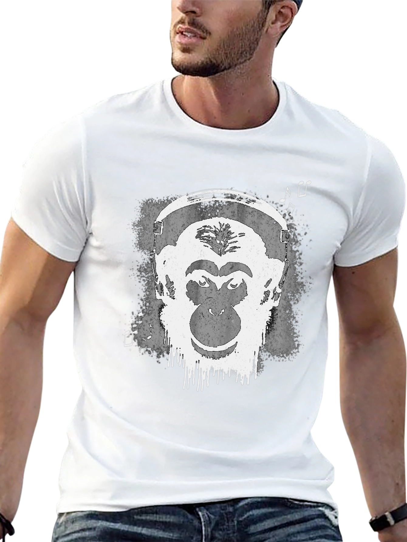 Cool Ape DJ Black T-Shirt