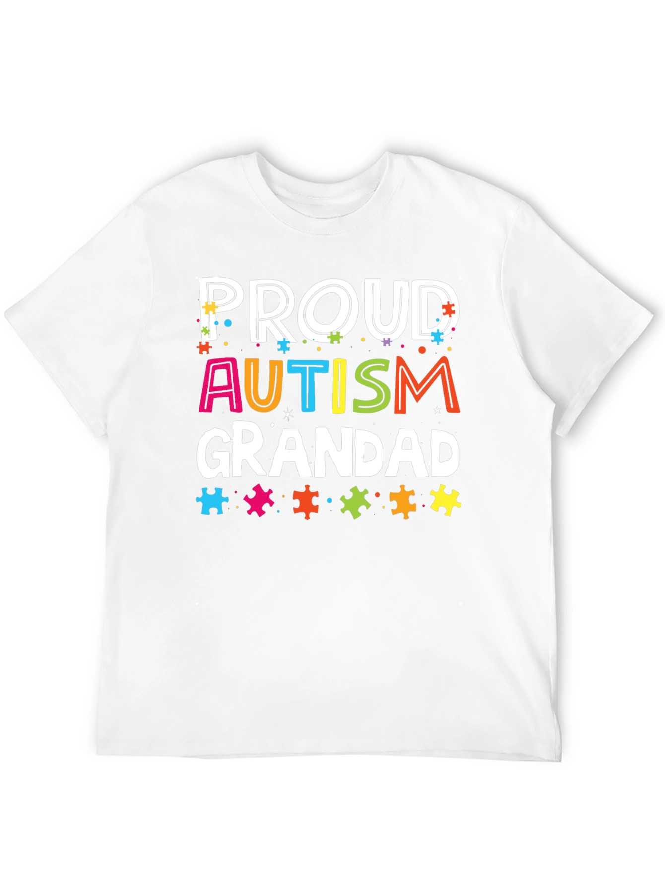 Proud Autism Grandad T-Shirt